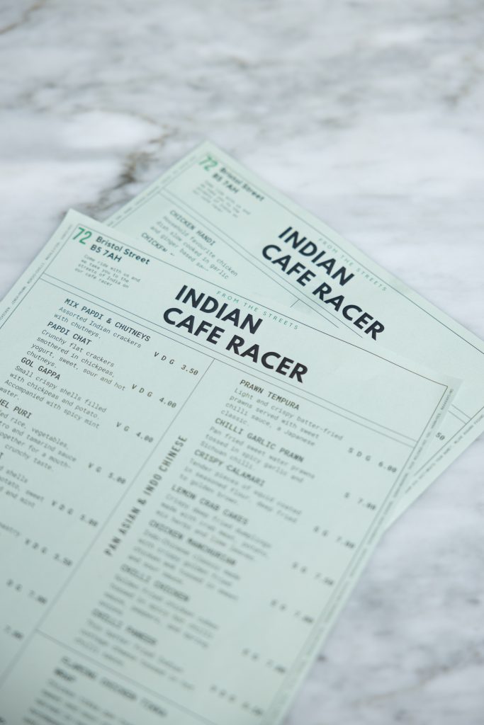 Street food at Indian Cafe Racer